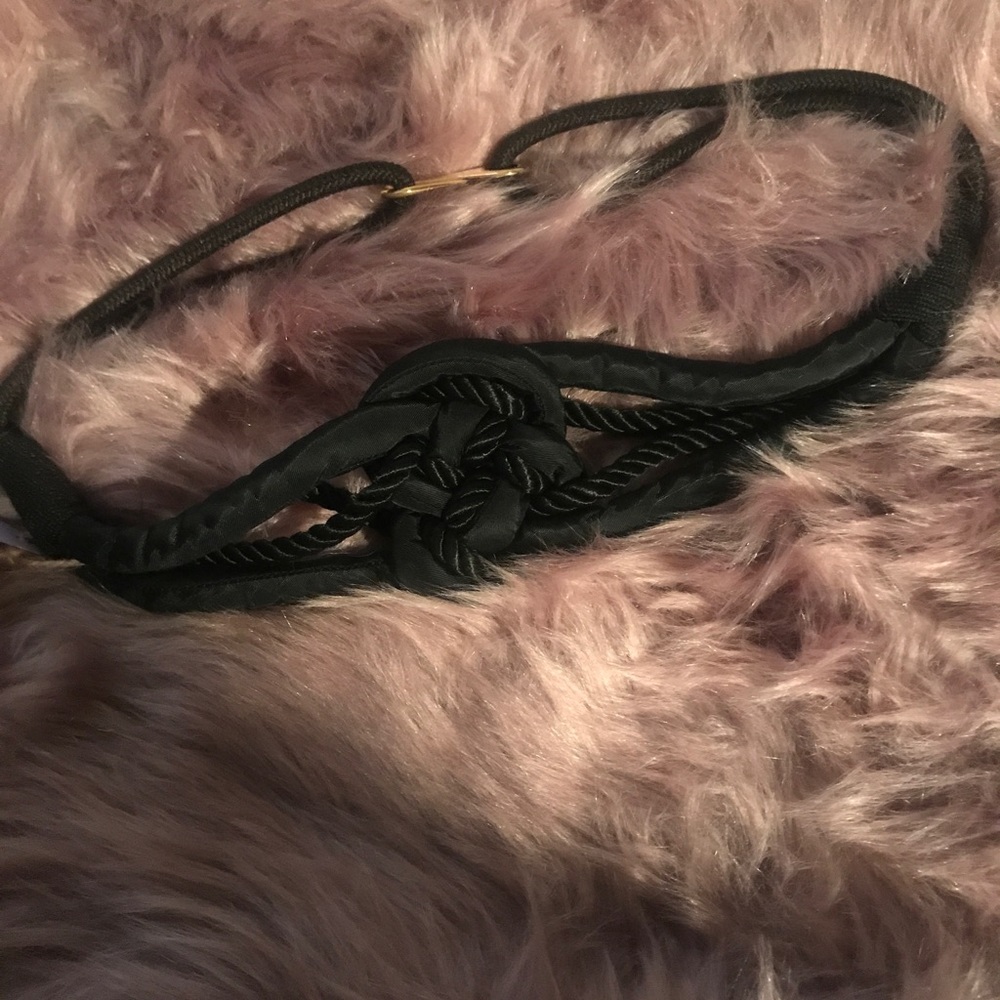All Black Vintage Belt